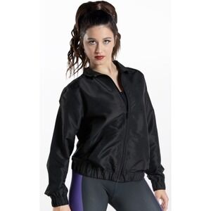 Balera Dance Womens Ripstop Track Jacket Ballet Gymnastics Performance Small‎